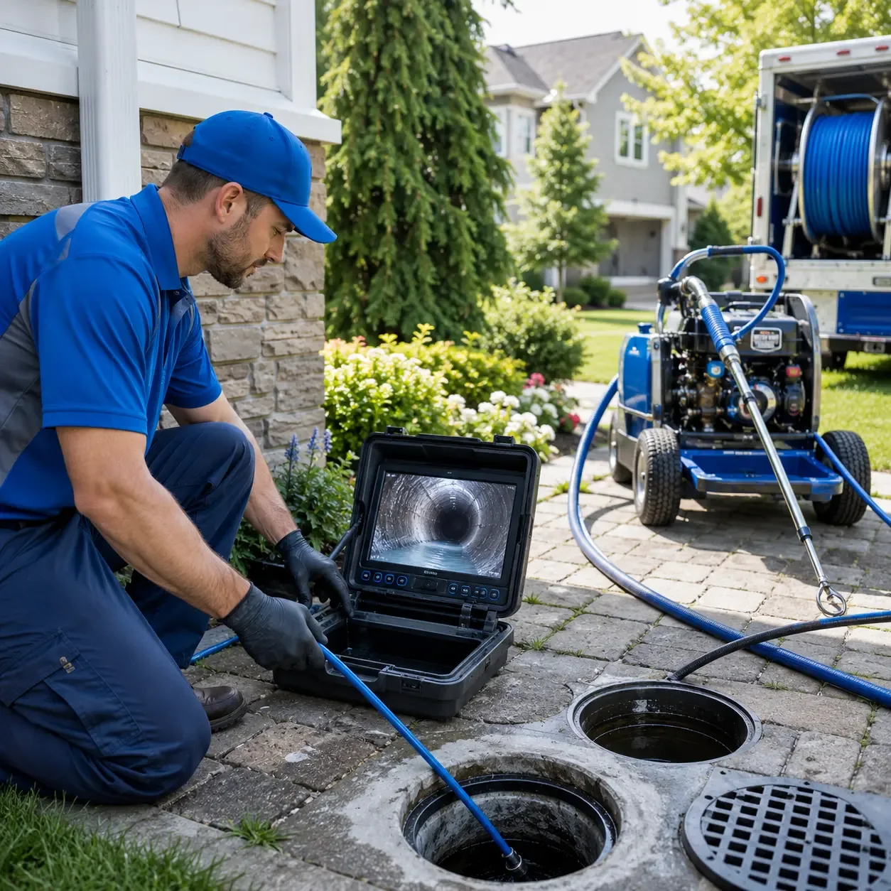 Outdoor drain cleaning professionals serving Woodland Hills, CA